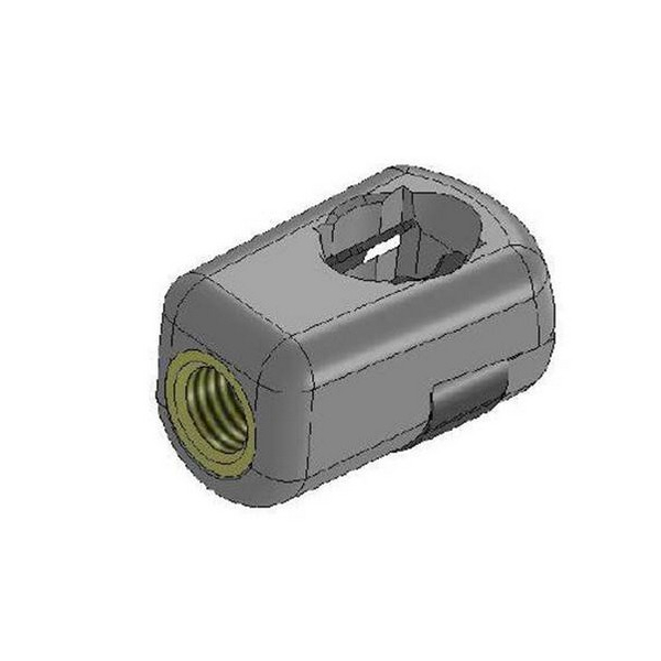 Πλαστική φωλιά με μεταλλικό σπείρωμα 