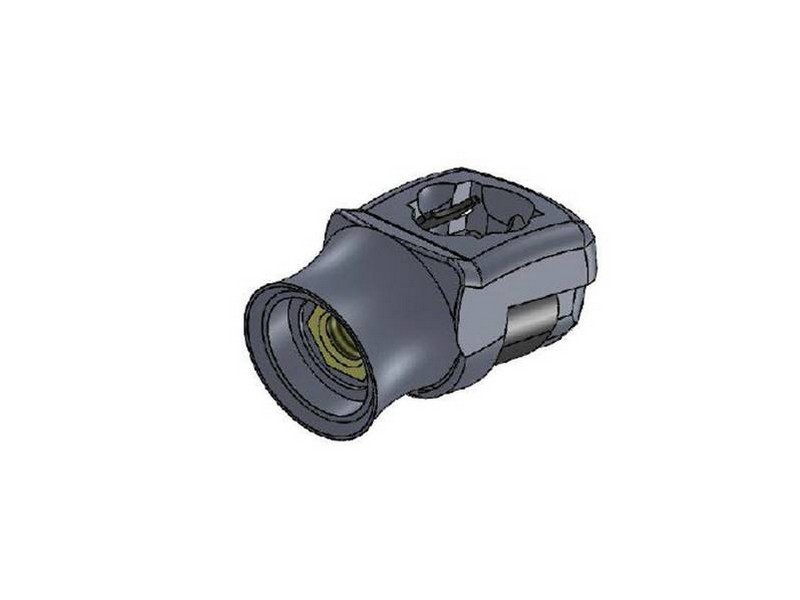 Πλαστική φωλιά με μεταλλικό σπείρωμα